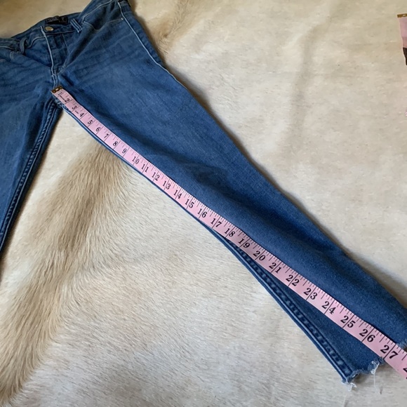 ABERCROMBIE & FITCH Medium Blue Stretch Simone High Rise JEGGINGS - Picture 8 of 12